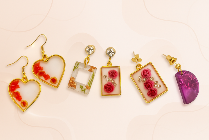 by Venia Creating Art Banner Earrings 2